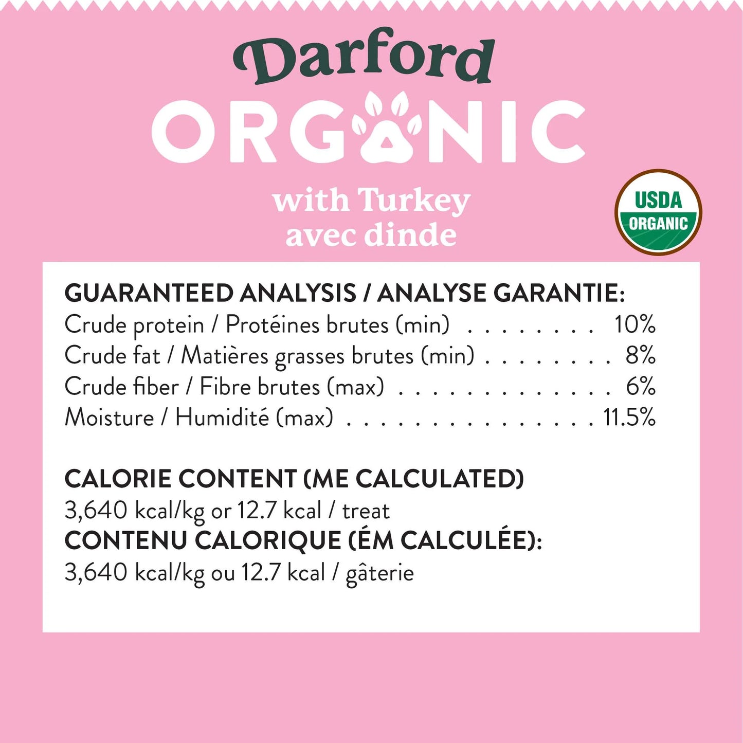 Darford Organic Turkey Dog Treats