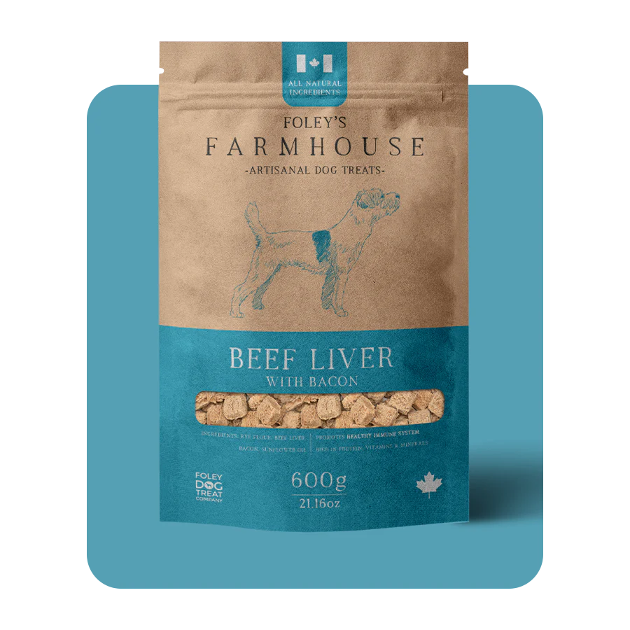 Foley's Farmhouse Beef Liver with Bacon Dog Treats