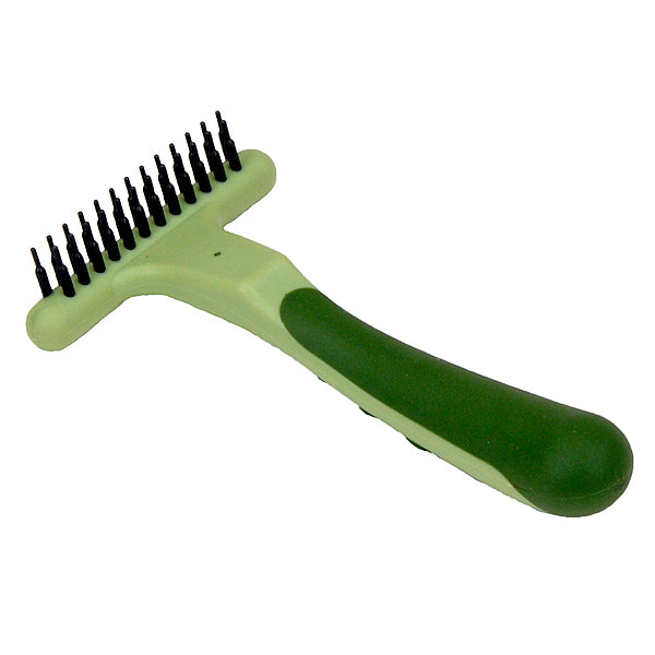 Professional Double Row Undercoat Rake for Dogs