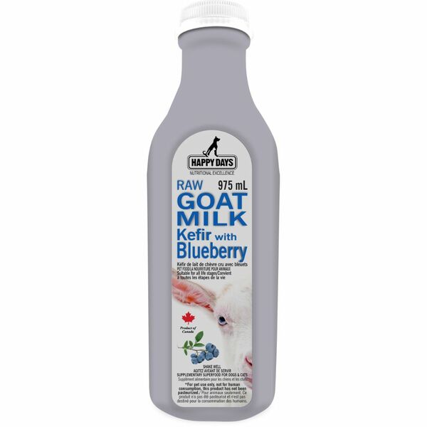 Happy Days Raw Goat Milk Kefir Blueberries for Dogs