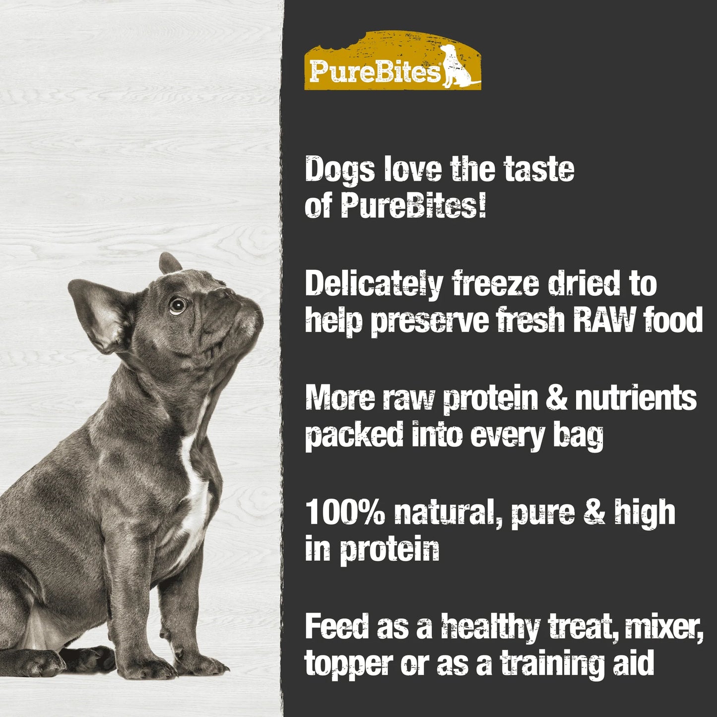 PureBites Pork Freeze Dried Dog Treats