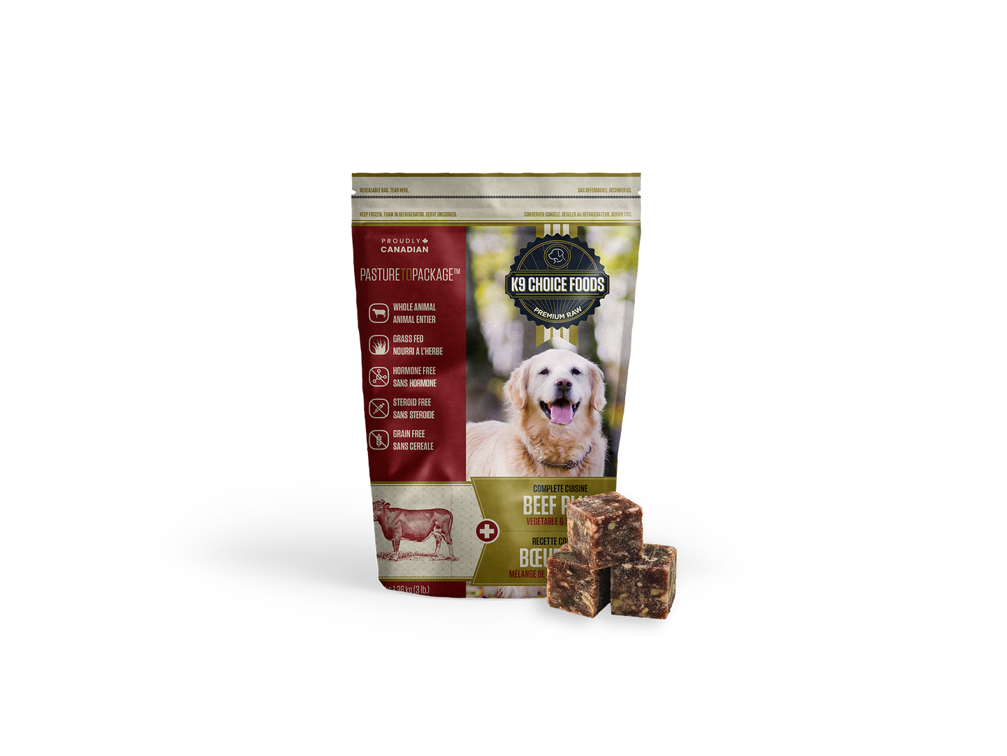 K9 Choice Beef Plus Raw Dog Food