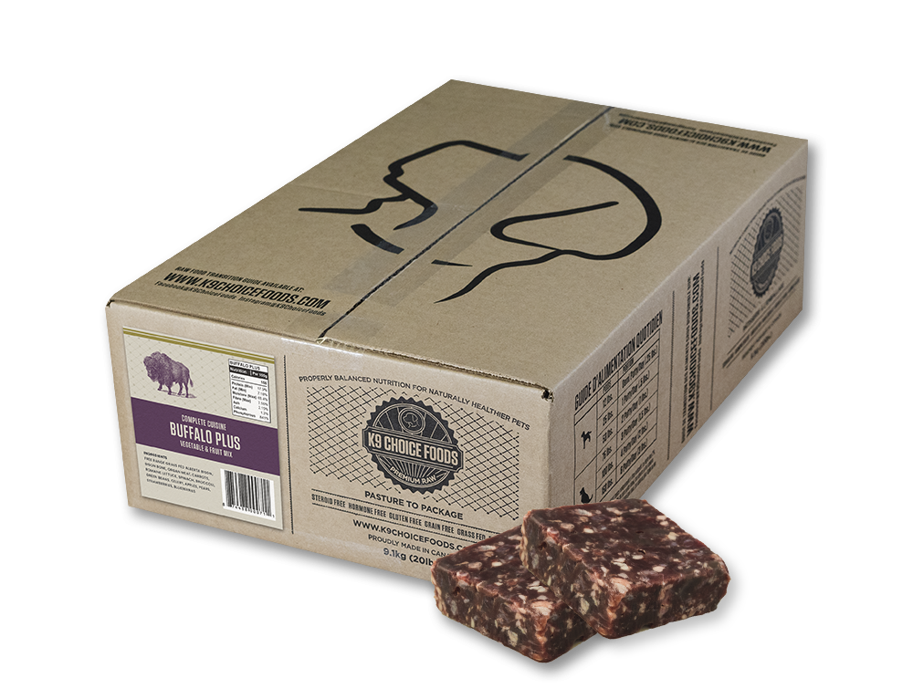 K9 Choice Buffalo and Beef Plus Raw Dog Food
