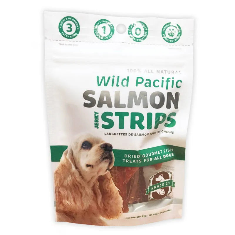 Snack 21 Wild Pacific Salmon Strips