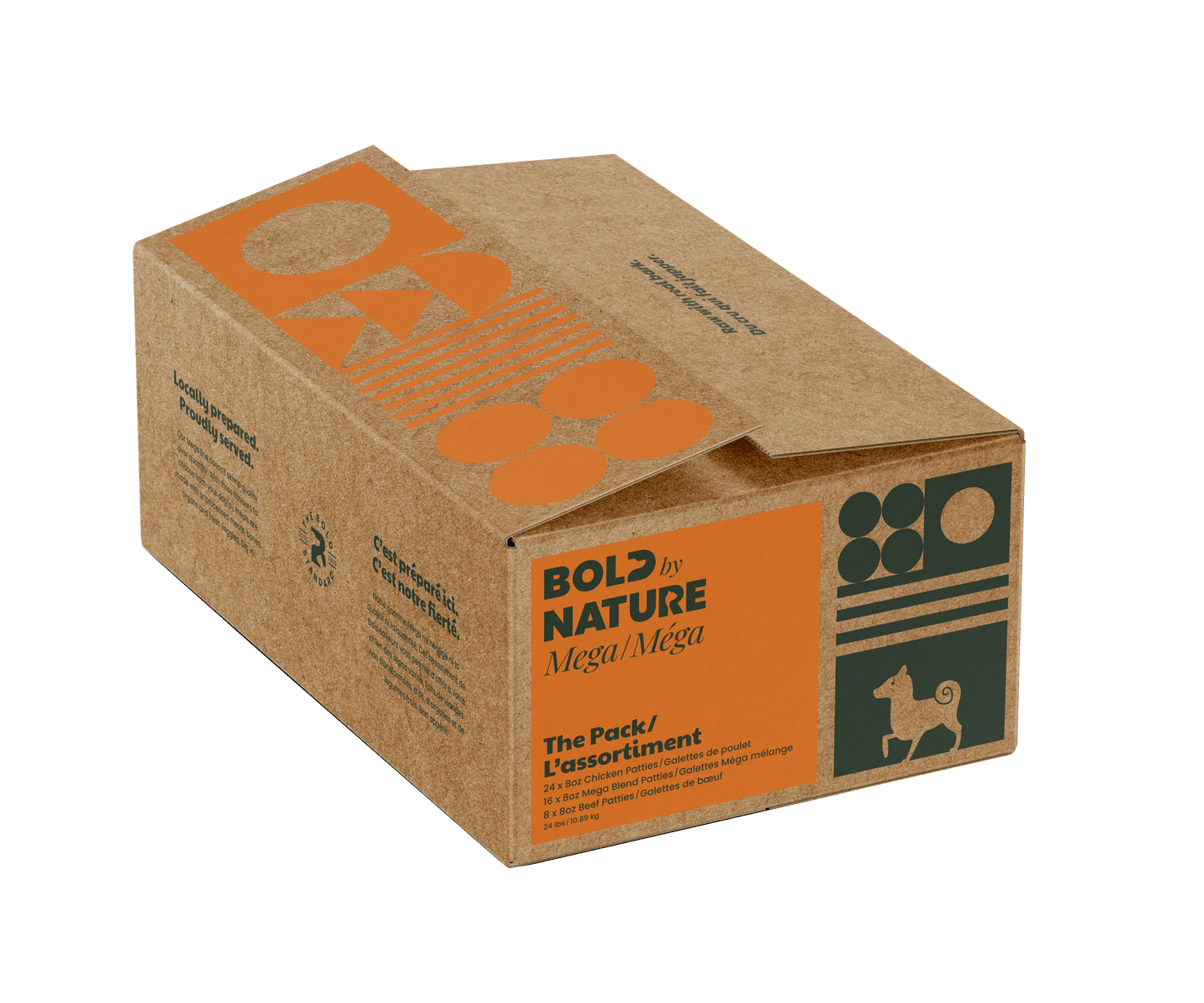 Bold by Nature The Pack – Chicken Variety Raw Dog Food
