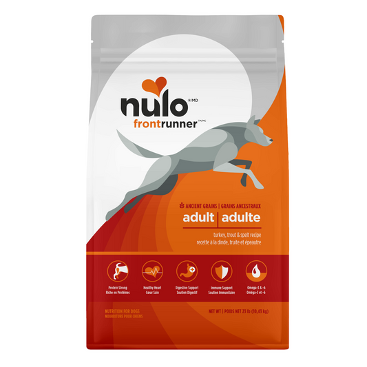 Nulo Frontrunner Ancient Grains Turkey, Trout & Spelt Recipe for Dogs