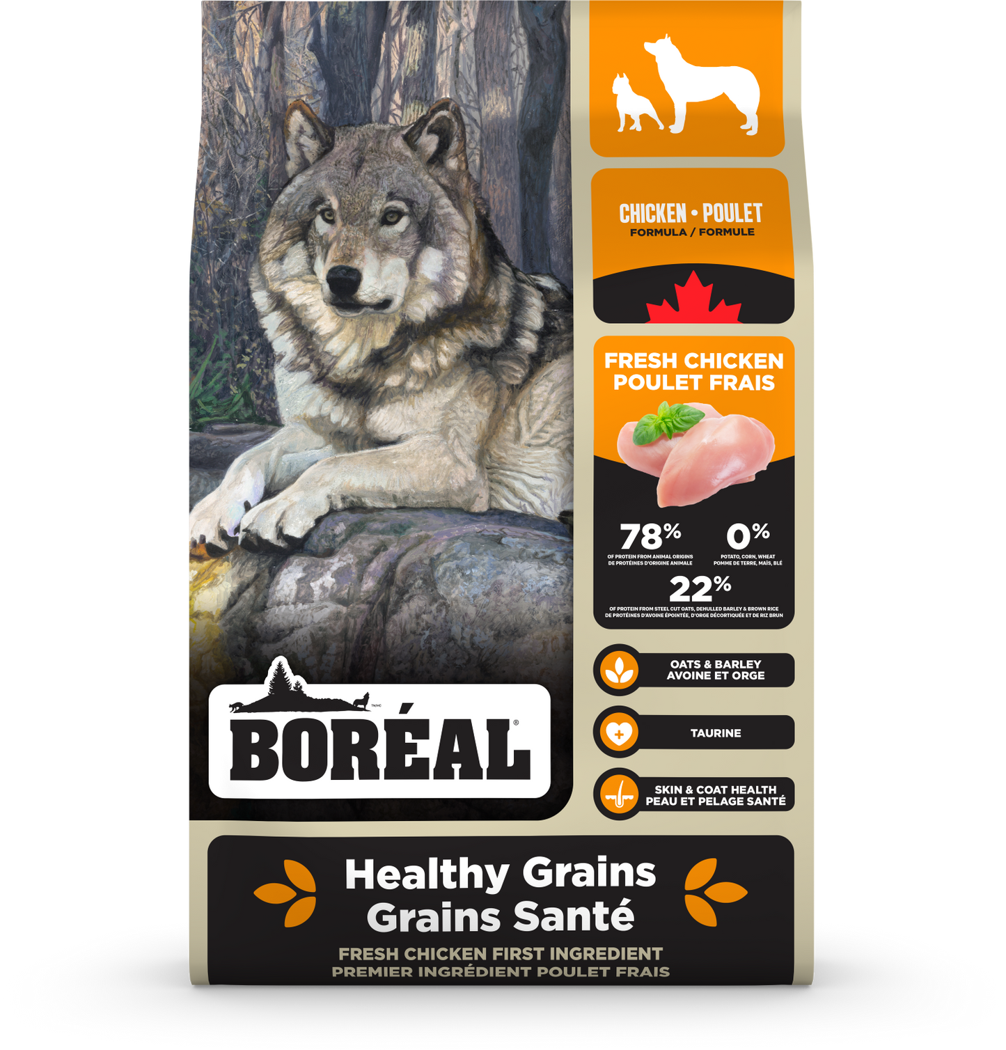 Boréal Healthy Grains Chicken Dog Food