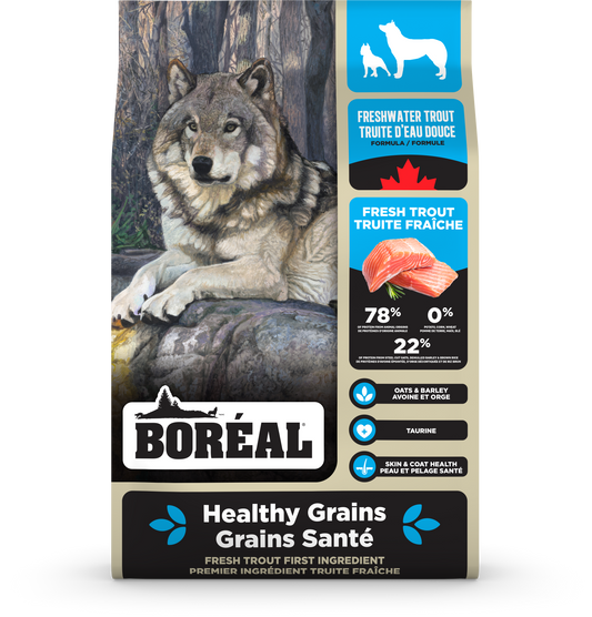 Boréal Healthy Grains Freshwater Trout Dog Food