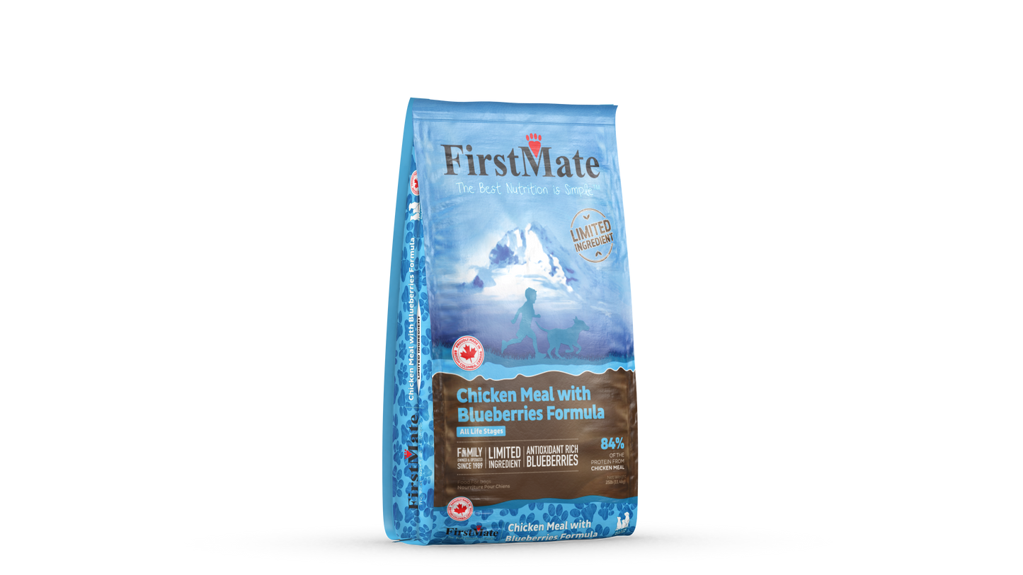 First Mate Limited Ingredient Chicken Meal with Blueberries Formula