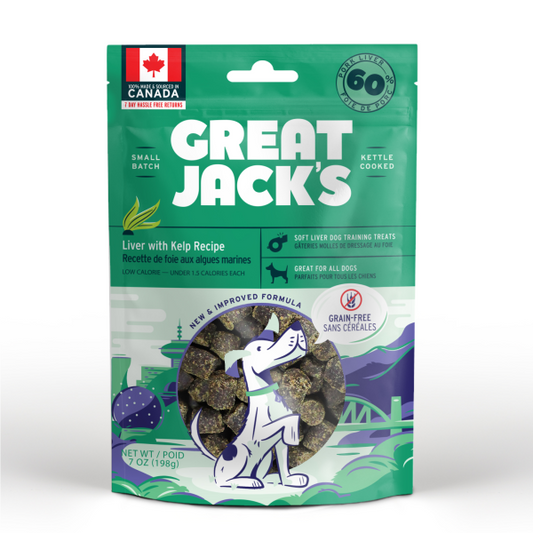 Great Jack's Liver and Kelp Dog Treats