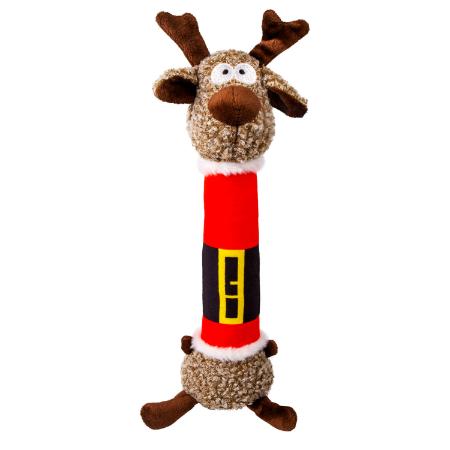 KONG Holiday Shakers Luvs Reindeer Dog Toy