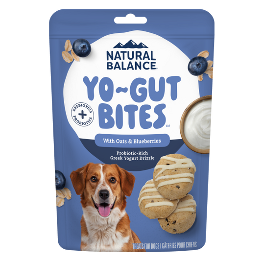 Natural Balance Yo-Gut Bites with Oats & Blueberries Dog Treats