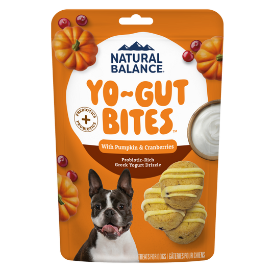 Natural Balance Yo-Gut Bites with Pumpkin & Cranberries Dog Treats