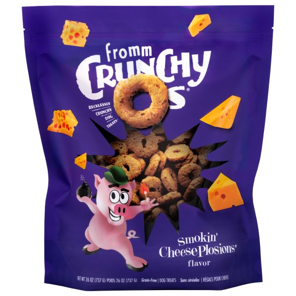 Fromm Crunchy Os Smokin' CheesePlosions Dog Treats