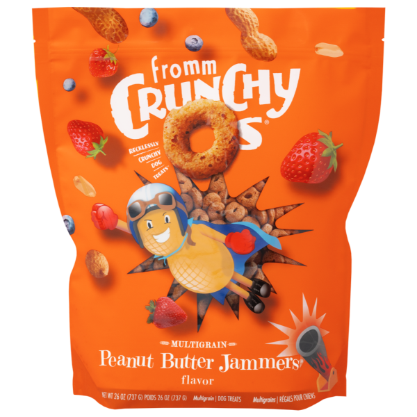 Fromm Crunchy Os Peanut Butter Jammers  Dog Treats