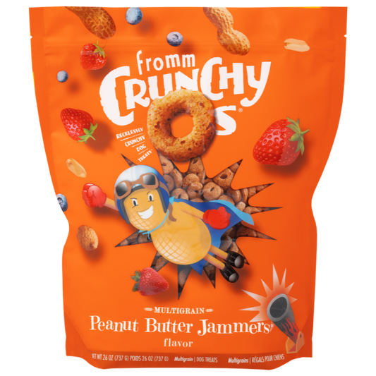 Fromm Crunchy Os Peanut Butter Jammers  Dog Treats