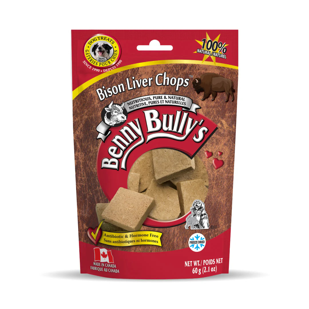 Benny Bullys® Bison Liver Chops™