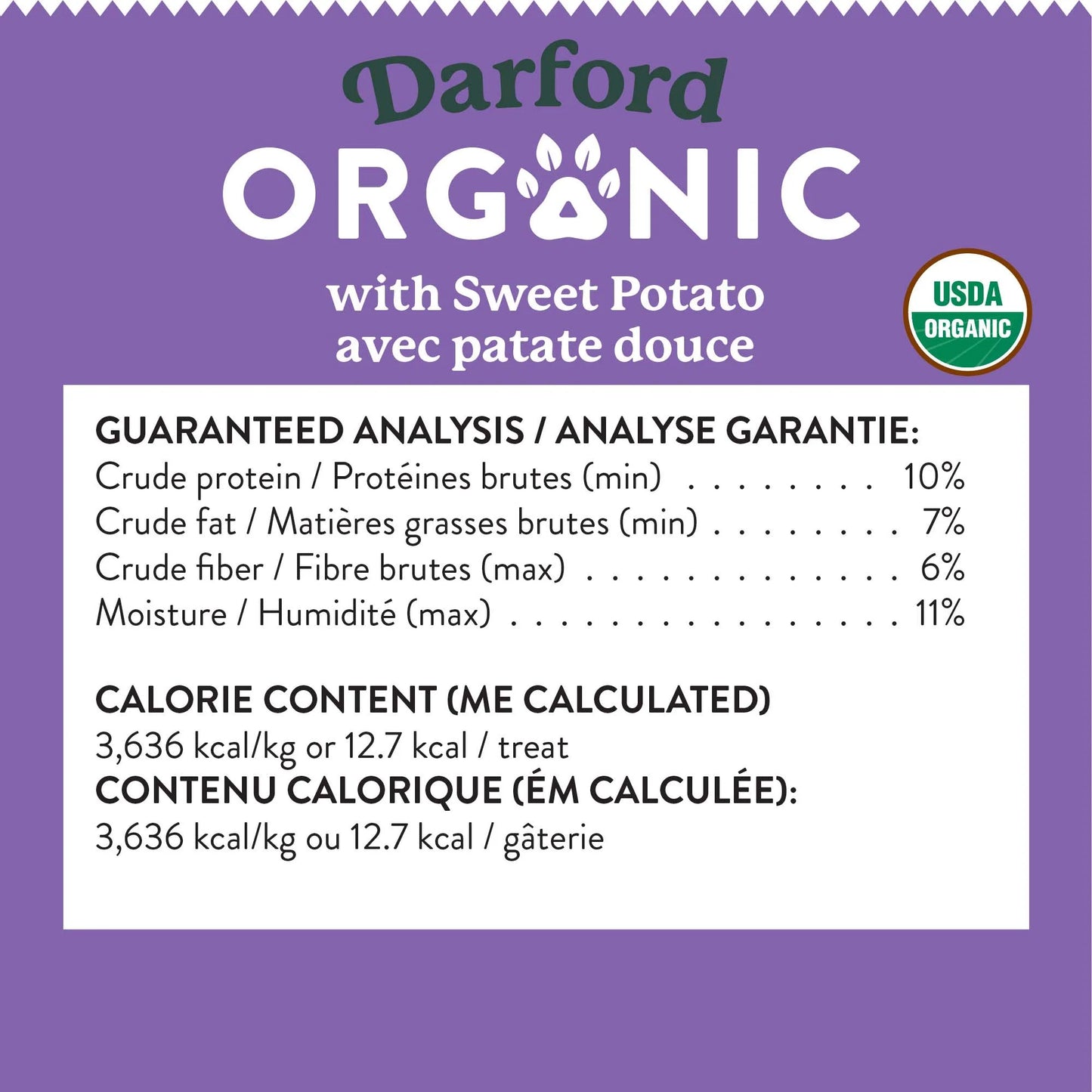 Darford Organic Sweet Potato Dog Treats