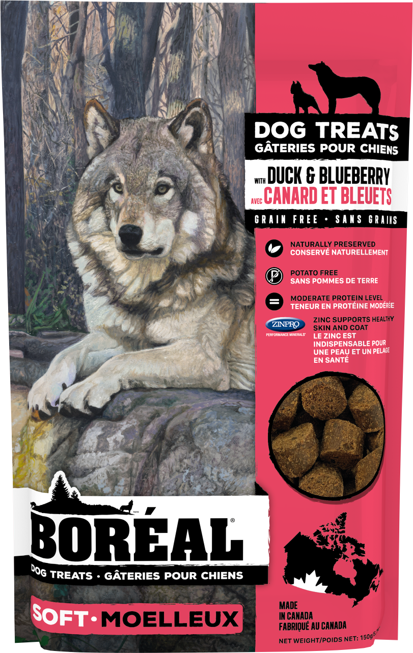 Boreal Dog Treats Duck and Blueberry