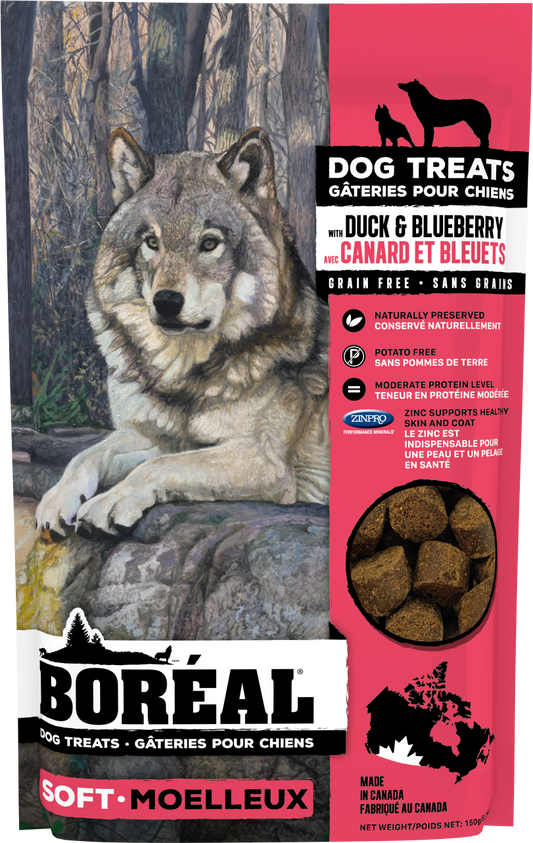 Boreal Dog Treats Duck and Blueberry