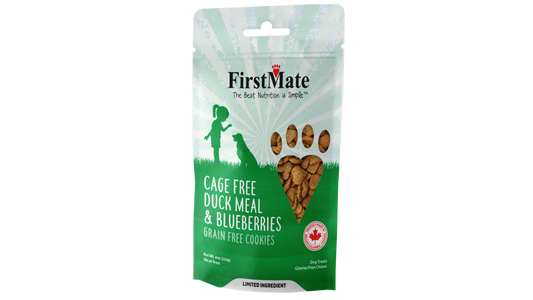 First Mate Cage Free Duck Meal & Blueberries Treats