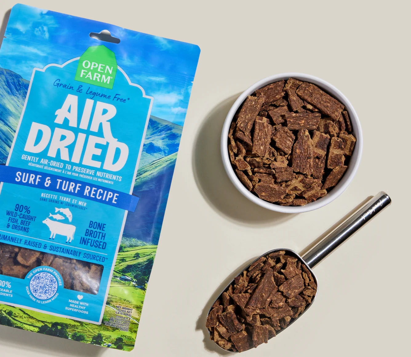 Open Farm Surf and Turf Air Dried Recipe for Dogs
