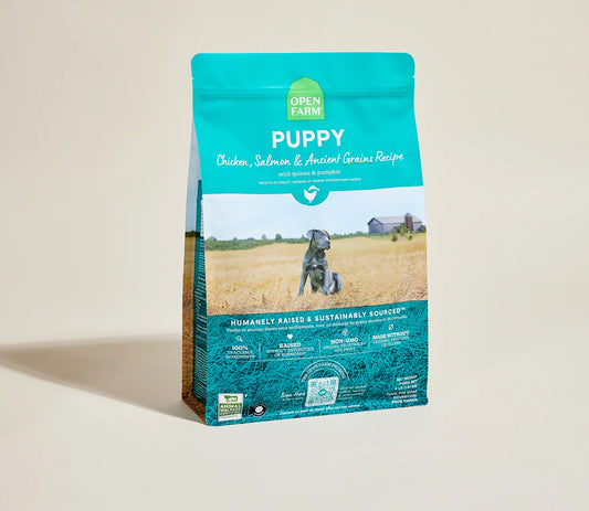 Open Farm Chicken & Salmon Ancient Grains Puppy Dog Food