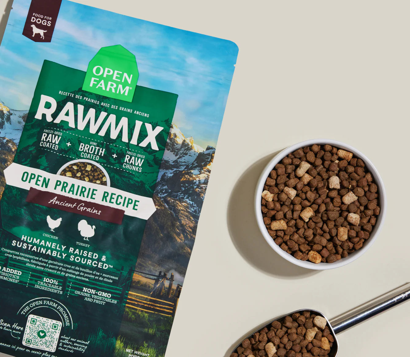 Open Farm RawMix Open Prairie Ancient Grains Dog Food