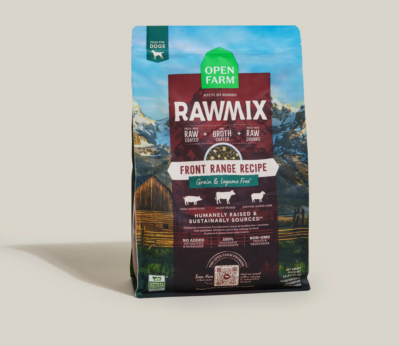 Open Farm RawMix Front Range Grain Free Dog Food