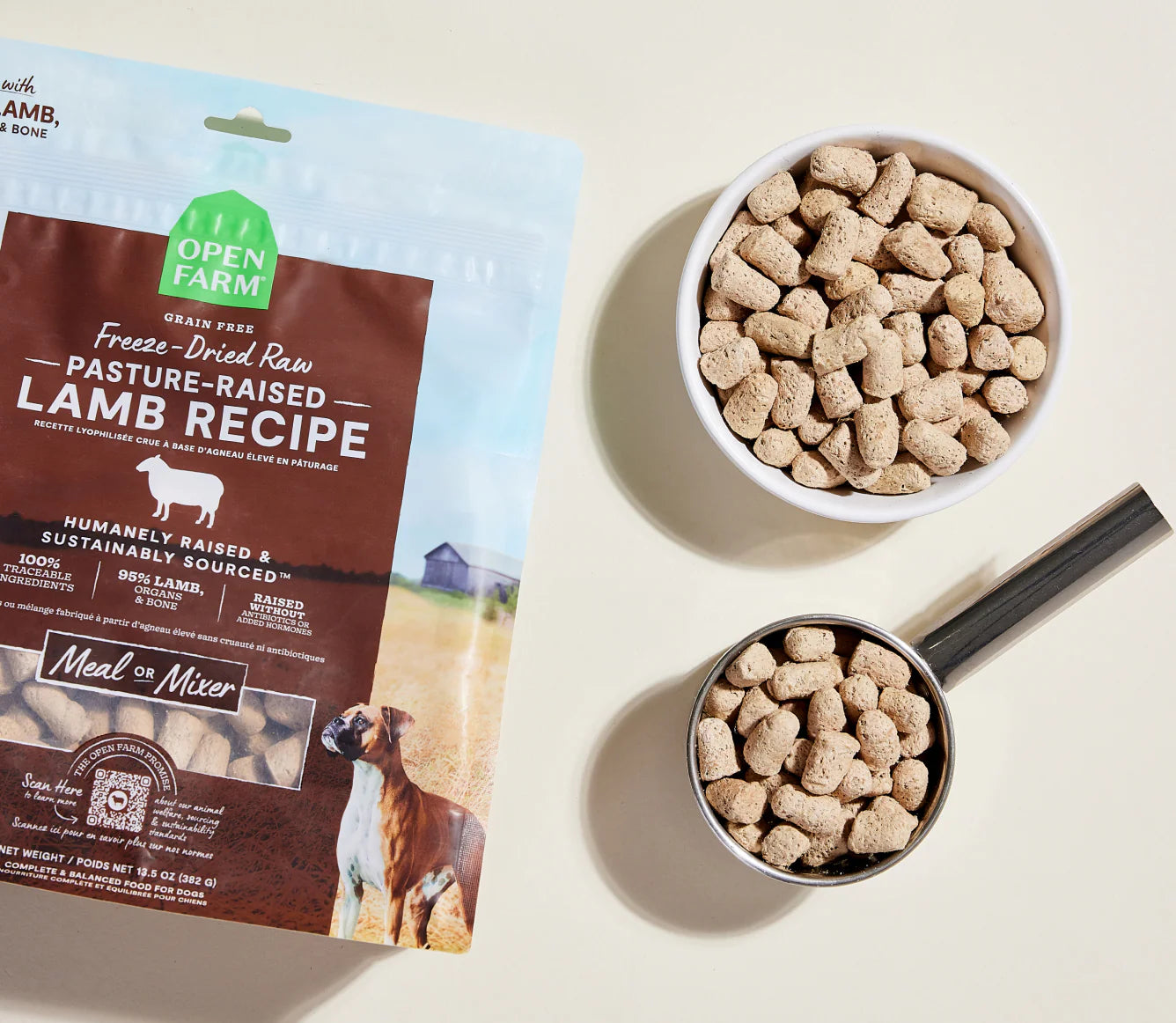 Open Farm Pasture-Raised Lamb Freeze Dried Raw Morsels for Dogs