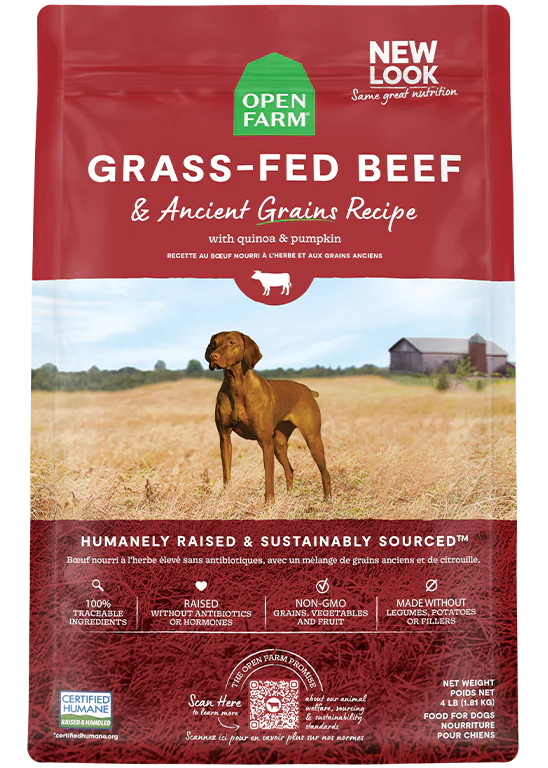 Open Farm Grass-Fed Beef & Ancient Grains Dog Food