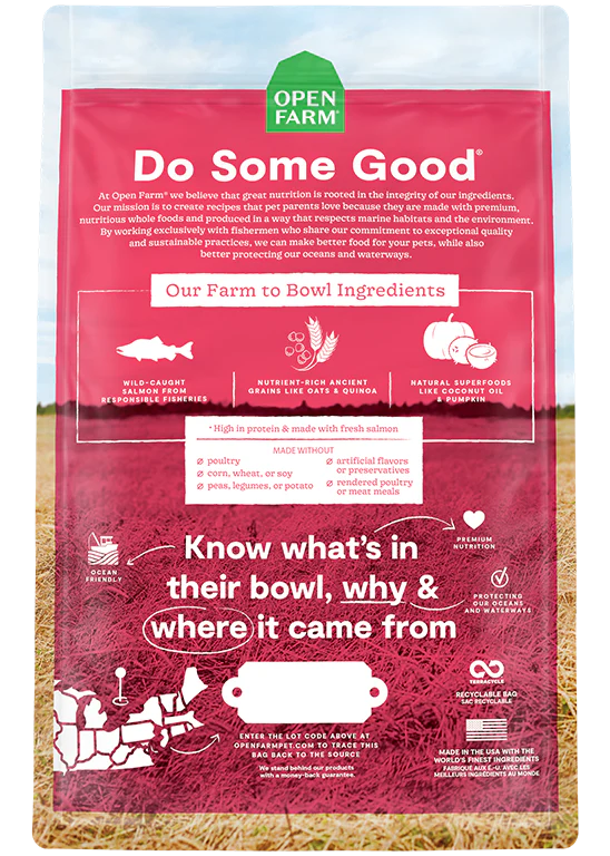 Open Farm Wild-Caught Salmon & Ancient Grains Dog Food