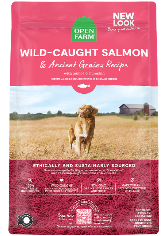 Open Farm Wild-Caught Salmon & Ancient Grains Dog Food