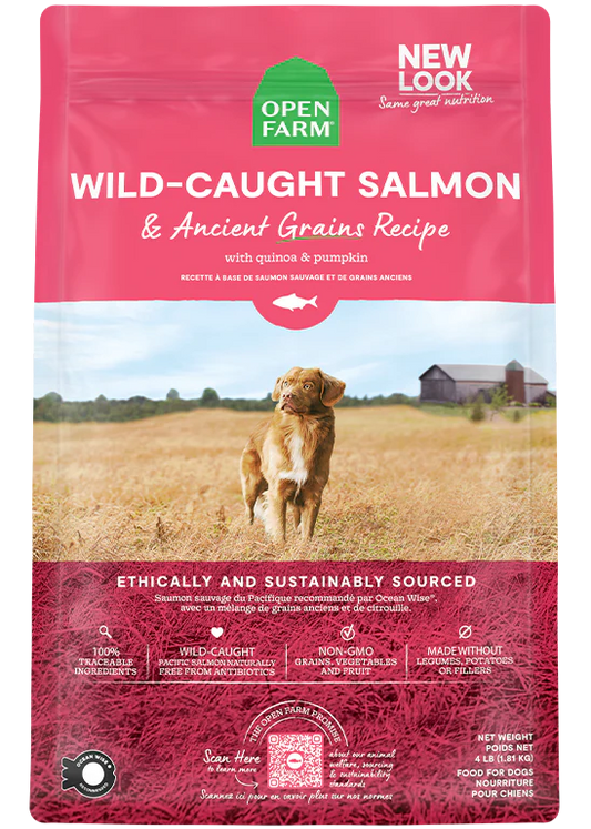 Open Farm Wild-Caught Salmon & Ancient Grains Dog Food