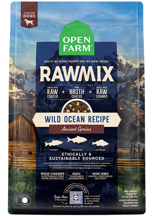 Open Farm Wild Ocean Ancient Grains RawMix for Dogs