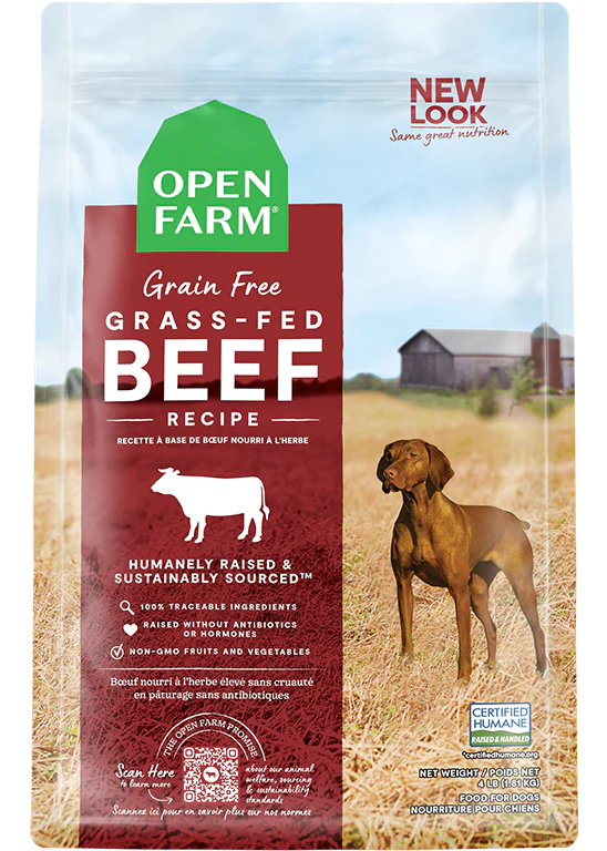 Open Farm Grass-Fed Beef Grain-Free Dog Food