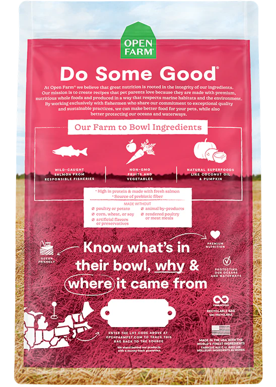 Open Farm Wild-Caught Salmon Grain-Free Dog Food