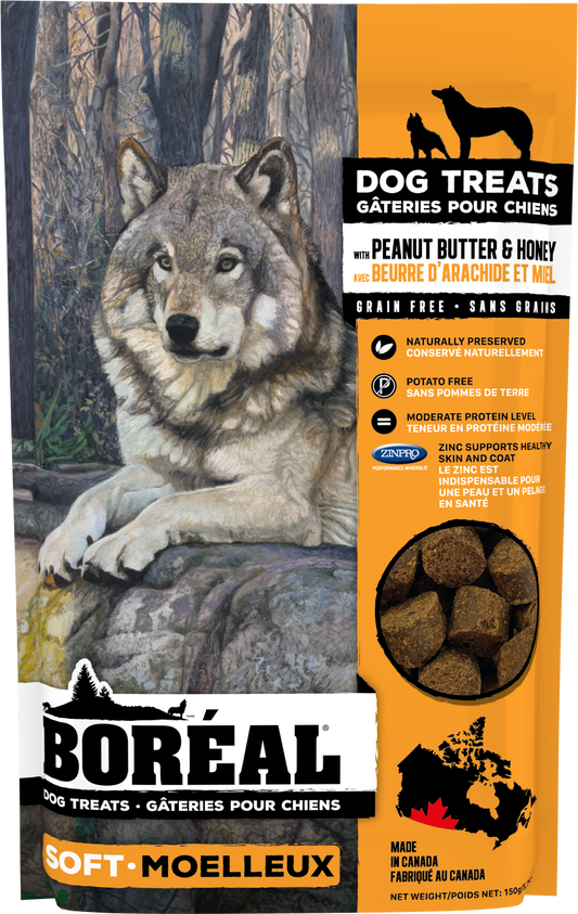 Boreal Dog Treats Peanut Butter and Honey