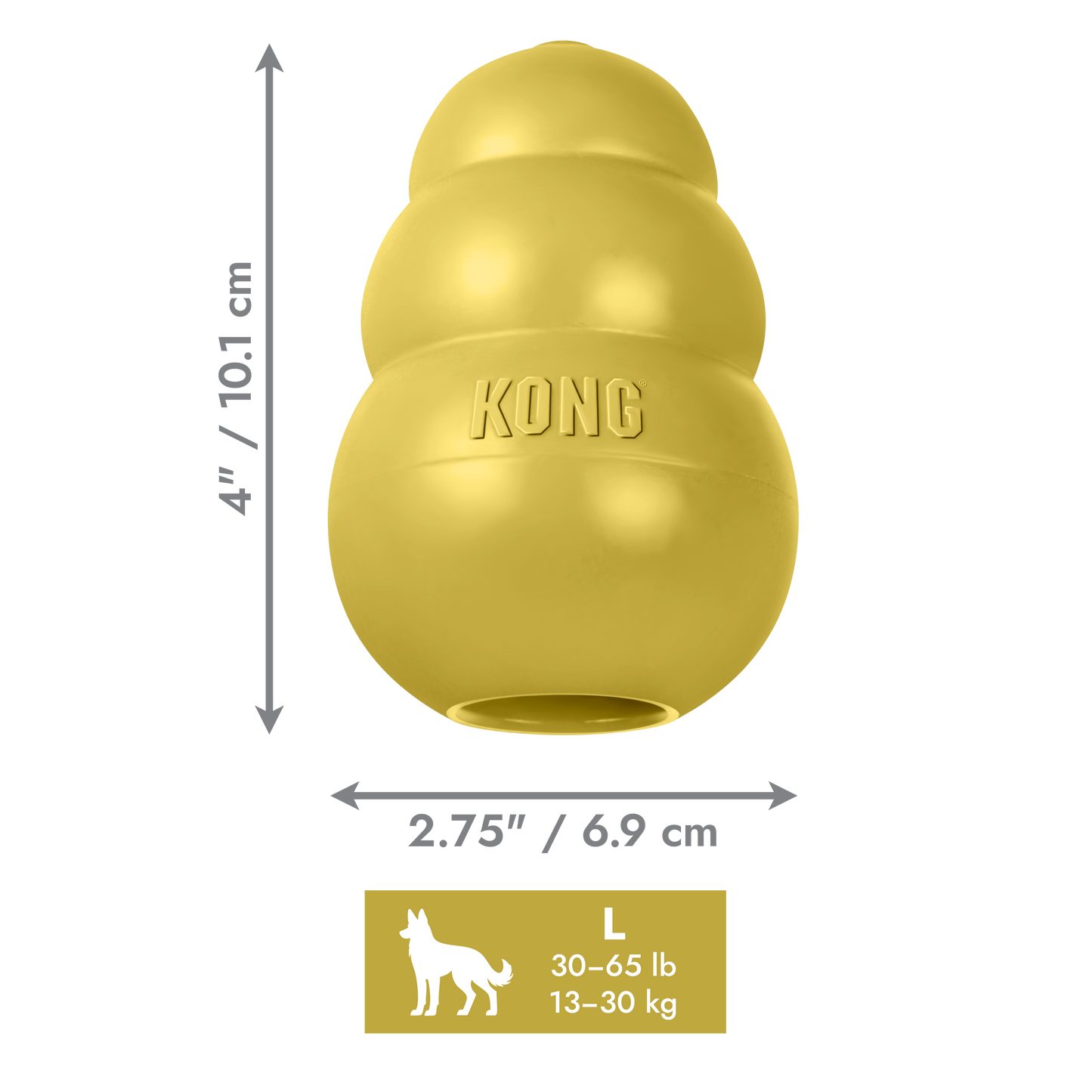 KONG Classic Gold Dog Toy