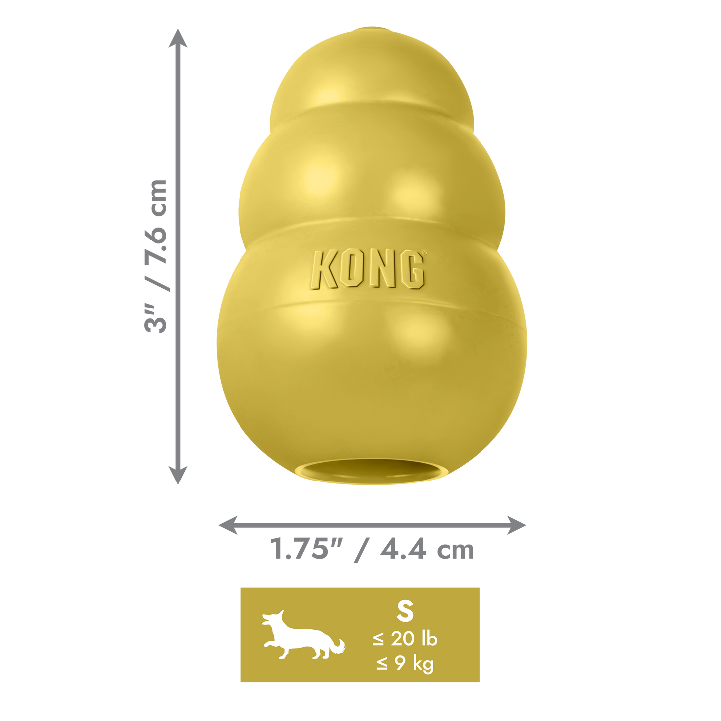 KONG Classic Gold Dog Toy