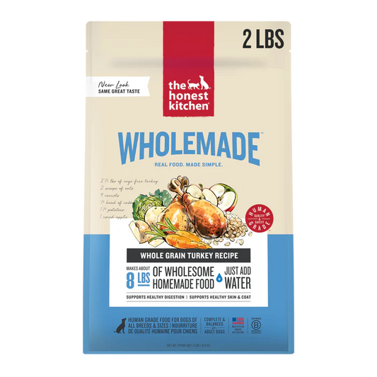 The Honest Kitchen Wholemade Whole Grain Turkey Dehydrated Dog Food