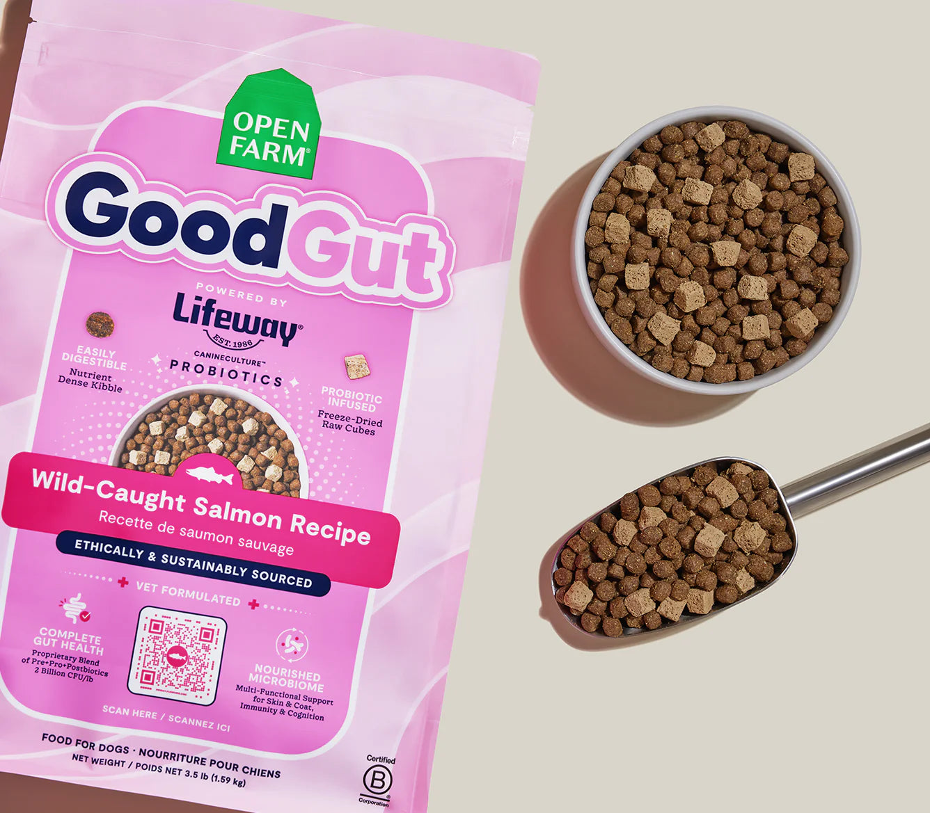 Open Farm GoodGut Wild-Caught Salmon Dog Food
