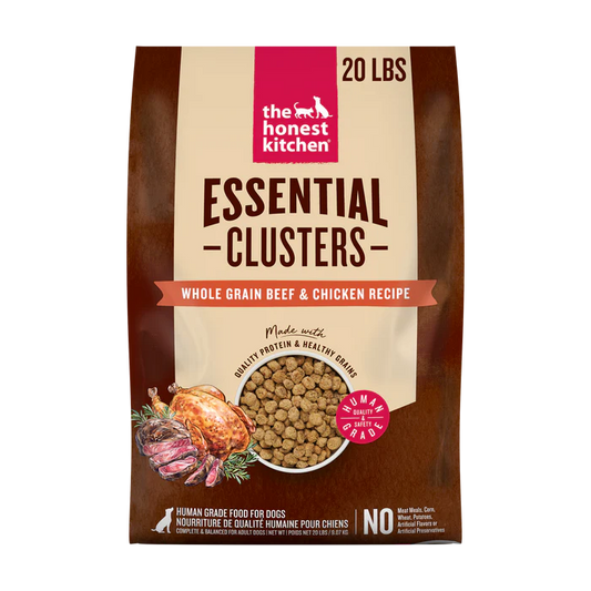 The Honest Kitchen Whole Grain Beef & Chicken Essential Clusters Dog Food