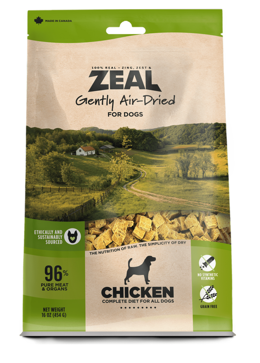 Zeal Gently Air-Dried Dog Food - Chicken