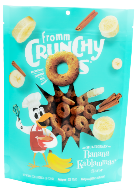 Fromm Crunchy Os Banana Kablammas Dog Treats