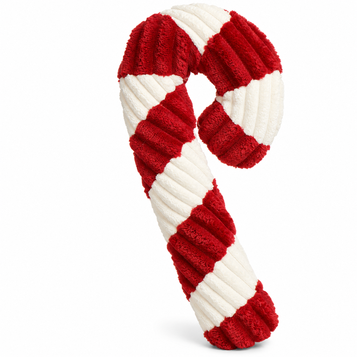 Plush Jolly Candy Cane Dog Toy