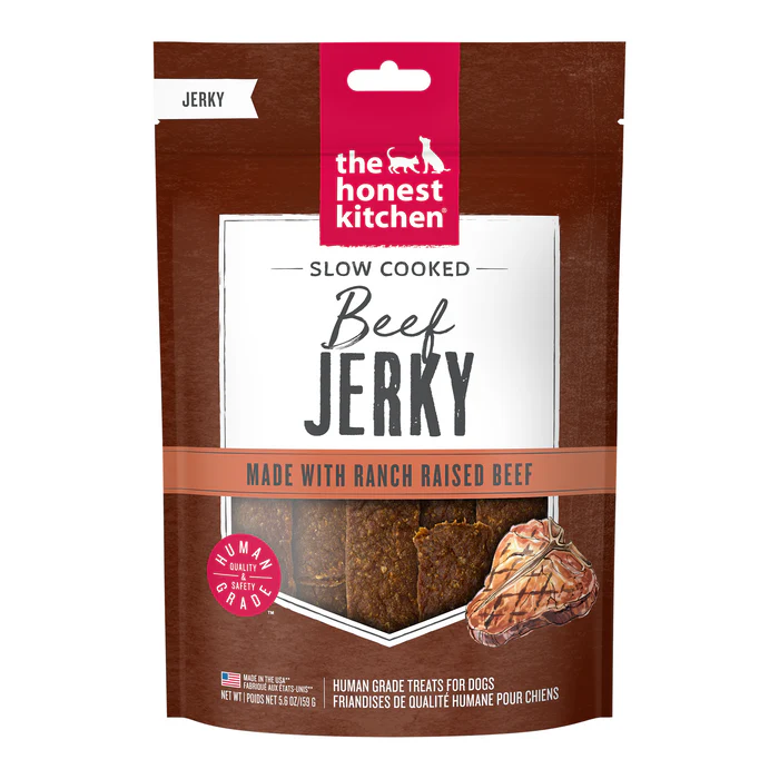 The Honest Kitchen Slow Cooked Beef Jerky Chews Dog Treats