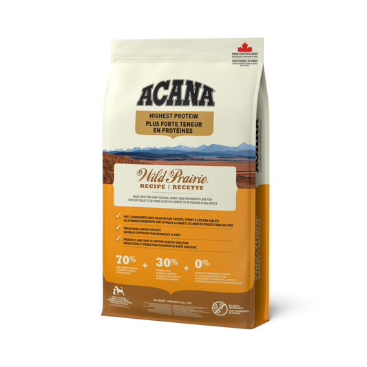 ACANA Highest Protein Wild Prairie Dog Food