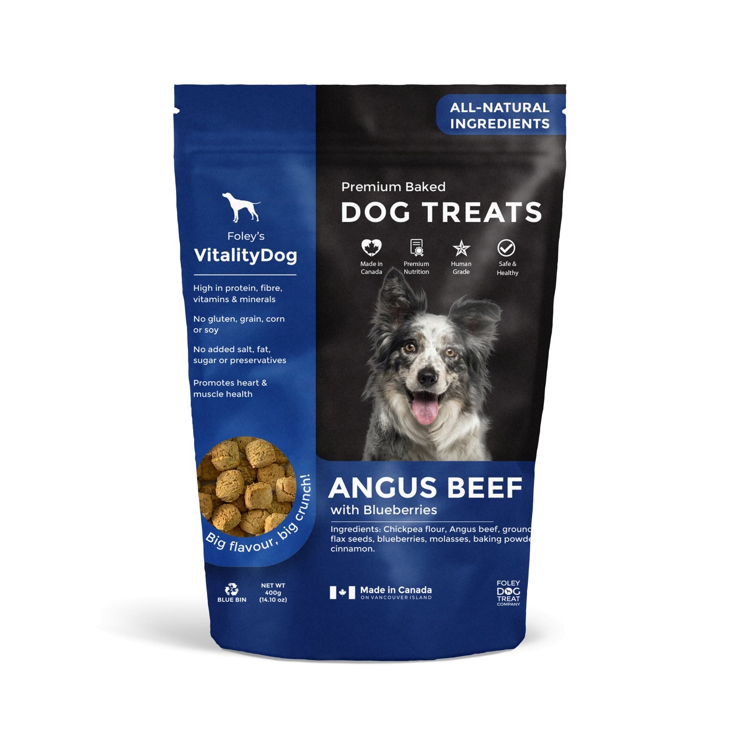 Foley’s Angus Beef with Blueberries Dog Treats - Balto Sports Ltd.