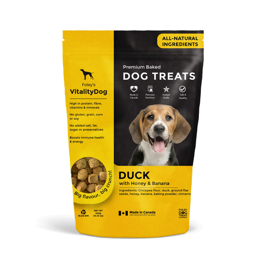 Foley’s Duck with Honey and Banana Dog Treats - Balto Sports Ltd.